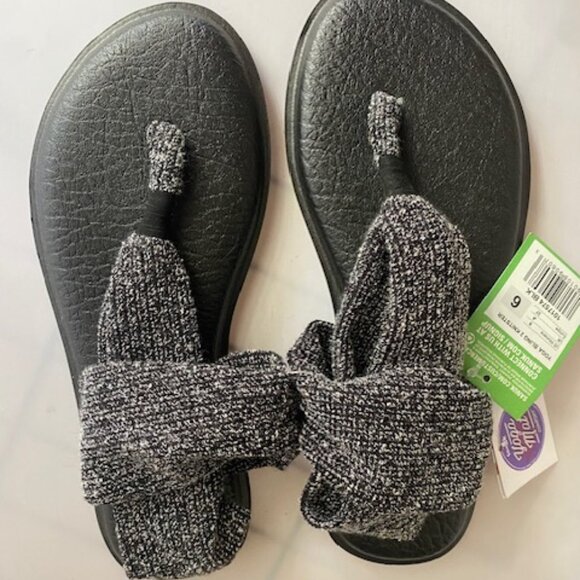 Sanuk Yoga Mat Sling Sandals Women's Size 6 - Picture 1 of 4